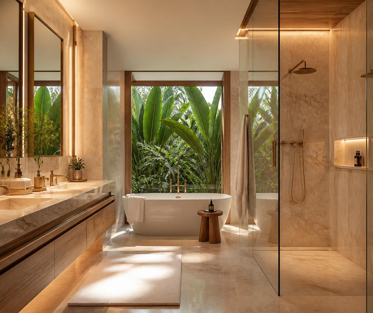Grand Family Suite — Master bathroom